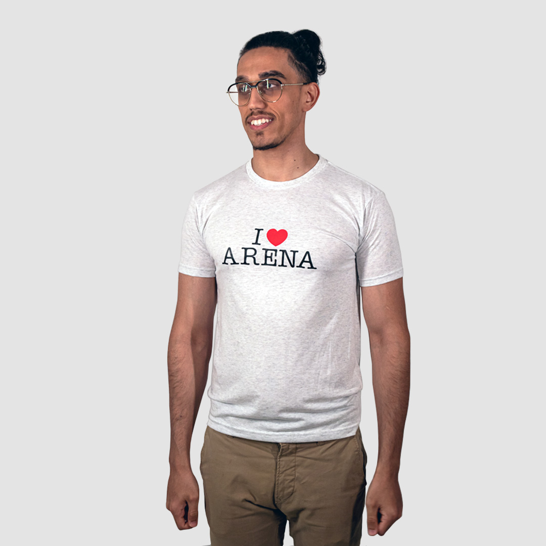Arena Tri-Blend T-Shirt (I Love Arena)